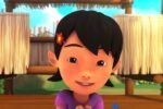 Foto: Susanti pertama kali muncul pada musim ketiga Upin & Ipin dalam episode bertajuk Berpuasa Bersama Kawan baru. (dok. Les' Copaque Production via YouTube)