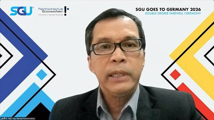 Foto: Rektor Swiss German University (SGU), Assoc. Prof. Dr. Dipl-Ing. Samuel P. Kusumocahyo (Istimewa)
