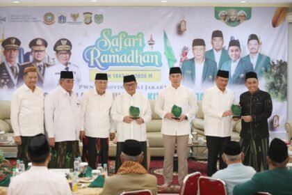 Gubernur DKI Jakarta Pramono Anung menghadiri kegiatan Safari Ramadan 1447 H/2026 M bersama para ulama dan umara se-DKI Jakarta