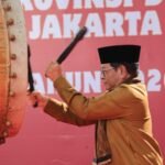 Gubernur DKI Jakarta, Pramono Anung, resmi membuka Festival Bedug Tingkat Provinsi DKI Jakarta Tahun 2026 di Taman Ismail Marzuki (TIM), Jakarta Pusat, Sabtu (7/3).