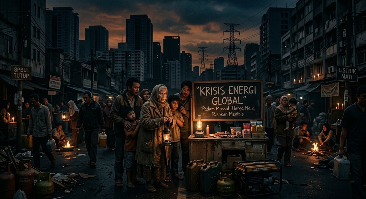 Foto Ilustrasi: Krisis Energi Global. (JakartaVibes)
