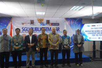 Swiss German University (SGU) sukses menggelar Public Seminar 2026 bertajuk “Navigating Global Uncertainty: Leadership and Innovation for the Future” pada Sabtu, 20 Juni 2026. (Istimewa)