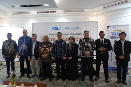 Foto: Swiss German University (SGU) resmi meluncurkan Program Konsentrasi Event Management melalui kolaborasi strategis dengan Bidakara Hospitality, Selasa (21/7). (Istimewa)
