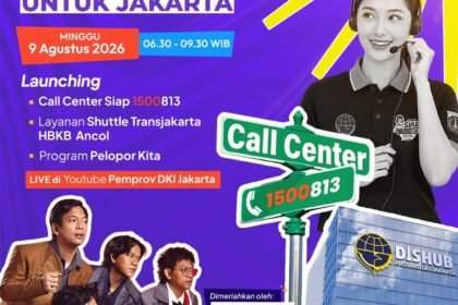 Dishub DKI Jakarta meluncurkan tiga inovasi di HBKB Bundaran HI, yakni Call Center 1500813, Pelopor Kita Jakarta, dan Shuttle Transjakarta HBKB Ancol.