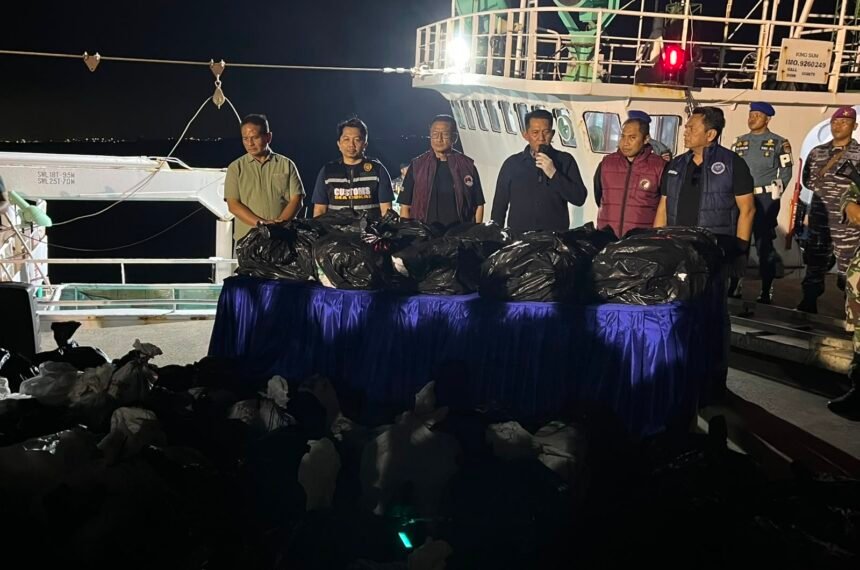 Tim gabungan TNI dan Polri gagalkan penyelundpan Ketamin HCL sebanyak 1,3 Ton