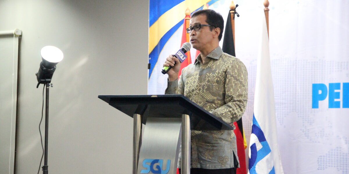 Foto: Rektor SGU, Assoc. Prof. Dr. Dipl.-Ing. Samuel P. Kusumocahyo. (Istimewa)