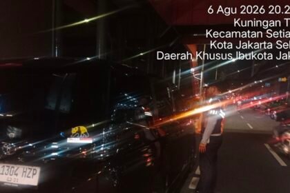 Foto: Suku Dinas Perhubungan (Sudinhub) Jakarta Selatan meningkatkan pengawasan dan pengendalian lalu lintas di kawasan Jalan H.R. Rasuna Said, Setiabudi, Jakarta Selatan, Kamis (6/8/2026). (Dok Sudinhub Jakarta Selatan)