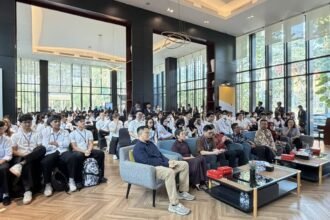 Foto: Digelar perhelatan Swiss German University (SGU) Student Orientation Week 2026 yang dihelat sepanjang 7–10 September 2026. Mengusung tajuk “Lynoria” dengan semboyan “Start Today, Shape Tomorrow”, di Tangerang, Kamis (10/9/2026). (Istimewa)