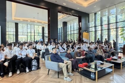 Foto: Digelar perhelatan Swiss German University (SGU) Student Orientation Week 2026 yang dihelat sepanjang 7–10 September 2026. Mengusung tajuk “Lynoria” dengan semboyan “Start Today, Shape Tomorrow”, di Tangerang, Kamis (10/9/2026). (Istimewa)