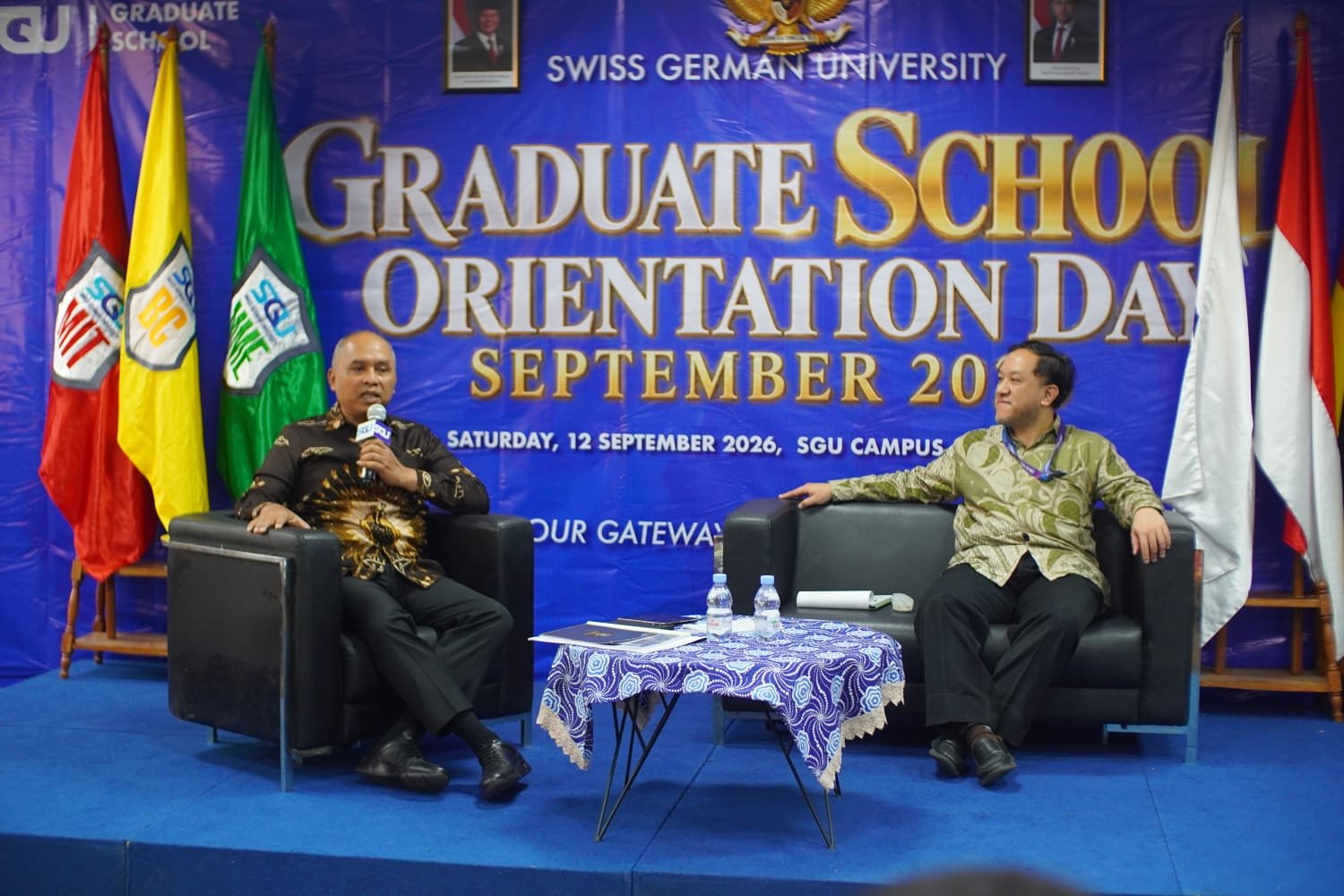 Foto: Swiss German University (SGU) mengawali perkuliahan jenjang pascasarjana tahun akademik 2026/2027 dengan menyelenggarakan seminar publik bertajuk Master Orientation Day 2026, Sabtu (12/9/2026). (Istimewa)