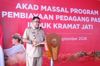 Bank Jakarta menyalurkan pembiayaan KUR dan Non-KUR kepada pedagang Pasar Induk Kramat Jati dengan plafon hingga Rp500 juta untuk mendorong UMKM naik kelas.
