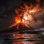 Gunung Anak Krakatau dilaporkan mengalami erupsi beruntun pada 8–9 Oktober 2026. Status aktivitas naik menjadi Level III Siaga dengan rekomendasi larangan aktivitas dalam radius 2 kilometer.