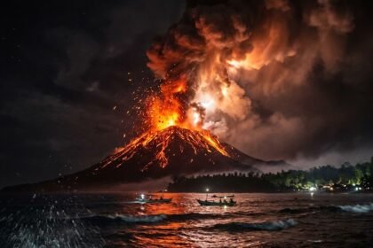 Gunung Anak Krakatau dilaporkan mengalami erupsi beruntun pada 8–9 Oktober 2026. Status aktivitas naik menjadi Level III Siaga dengan rekomendasi larangan aktivitas dalam radius 2 kilometer.